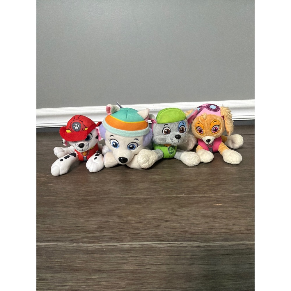 Paw Patrol Skye, Rocky, Marshall‎ & Everest Plush Set